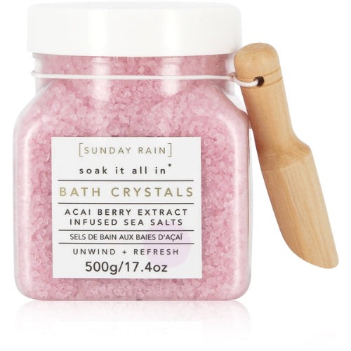 Sunday Rain Crystals Acai Berry Bath 500g