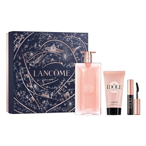 Lancome Idole Le Parfum 50ml EDP Spray + 50ml Scented Body Cream + 2.5ml Idole Mascara Gift Set 2024