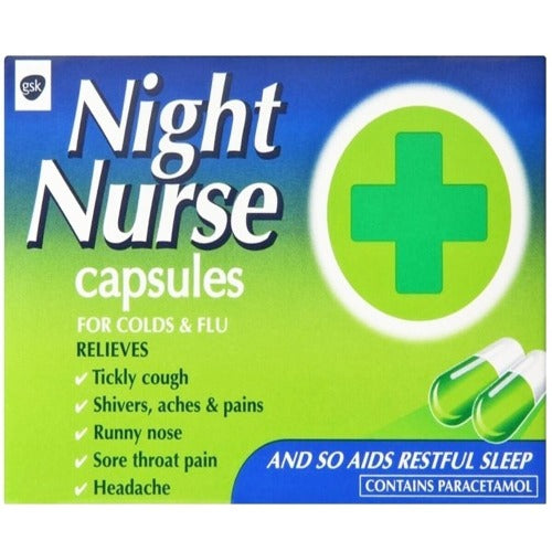 NIGHT NURSE  10 CAPSULES (MAX 1 PER ORDER)