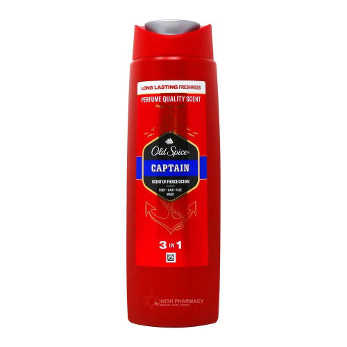 Old Spice Captain 3 In 1 Shower Gel 400ml