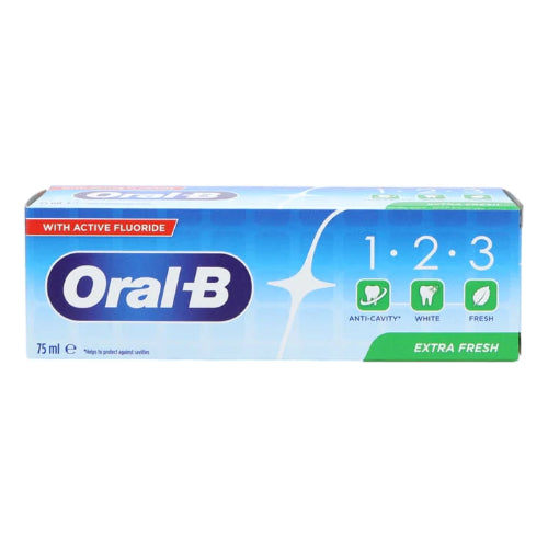 Oral B Toothpaste 123 Extra Fresh 75ml