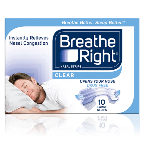 Breathe Right Nasal Congestion 10 Large Strips
