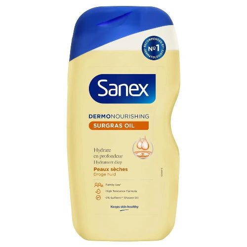 Sanex Dermo Nourishing Surgras Oil Hydrate 400ml Shower Gel