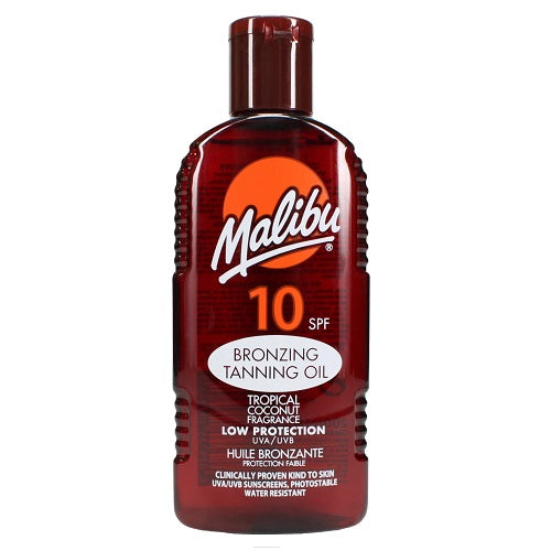 MALIBU SPF 10 BRONZ TAN OIL 200ML