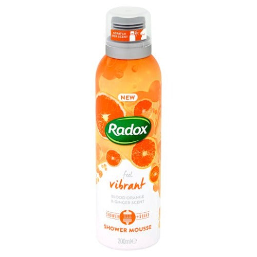 RADOX  SHOWER MOUSSE FEEL VIBRANT 200ML