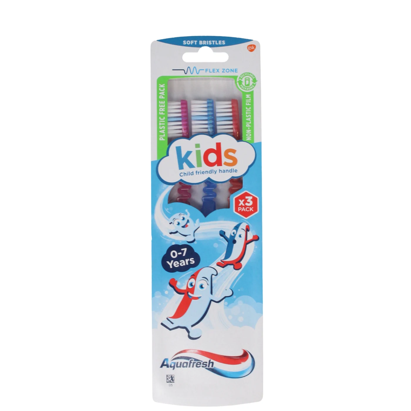 Aquafresh Toothbrush Kids 3 Pack