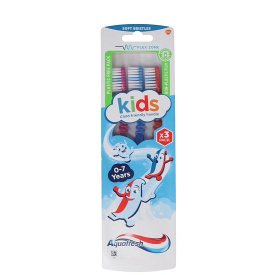 Aquafresh Toothbrush Kids 3 Pack