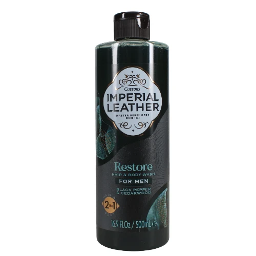 IMPERIAL LEATHER 500ML BODY WASH FOR MEN RESTORE