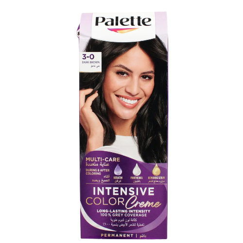 Palette Deluxe Creme  3-0 Black Brown Hair Dye