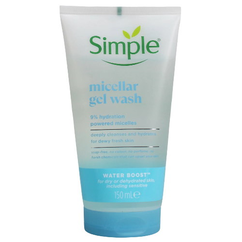 Simple Water Boost Micellar Gel Facial Wash 150ml