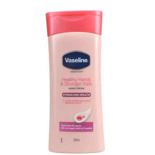 Vaseline Healthy Hands + Stronger Nails Hand Cream - 200ml