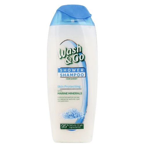 WASH & GO SHOWER & S/POO PROT WITH MARINE MINERALS 250ML