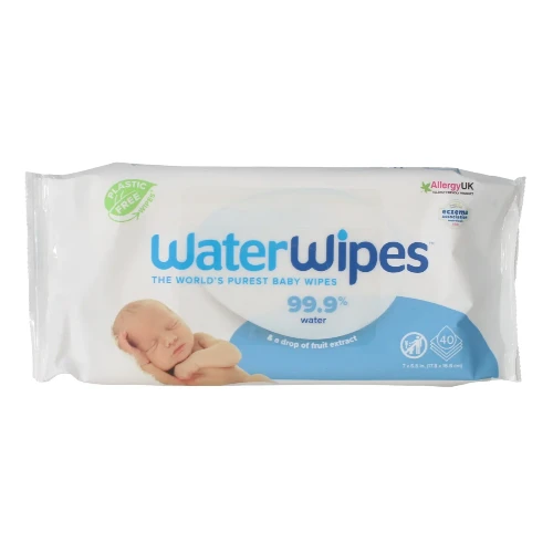 WATER WIPES 40 SHEETS  BABY WIPES