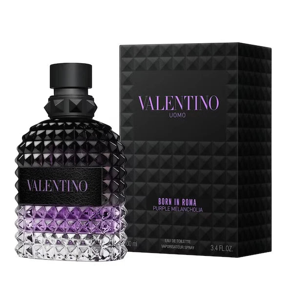 Valentino Uomo Born In Roma Purple Melancholia 100ml Eau De Toilette Spray