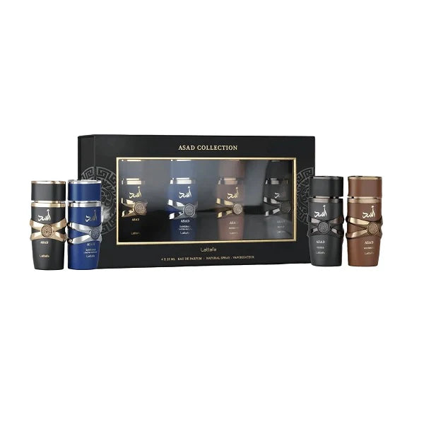 Lattafa Asad Collection 25ml Eau de parfum 4 piece Gift Set