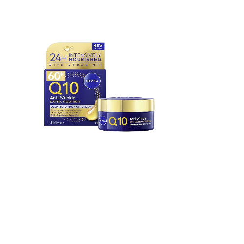 NIVEA Q10 Power 60+ Anti-Wrinkle Night Cream 50ml