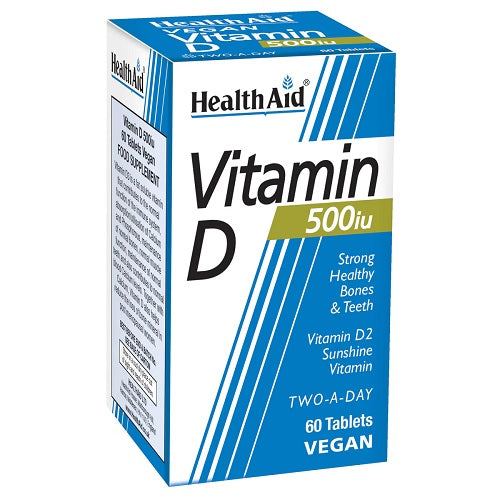 Health Aid Vitamin D 500iu - 60 Tablets