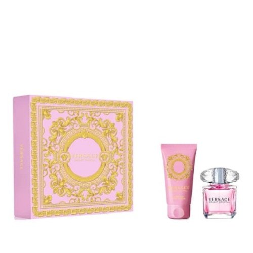 Versace Bright Crystal 30ml Eau De Toilette Spray + 50ml Body Lotion Gift Set 2023