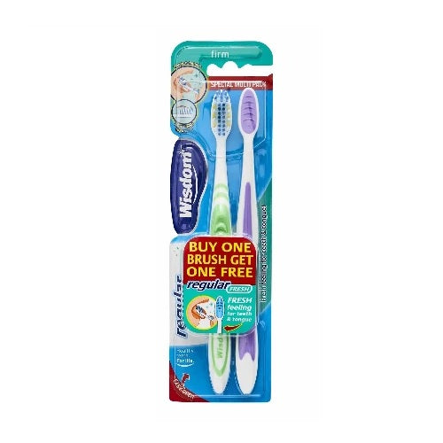 Wisdom Regular Fresh Firm Toothbrush Buy One Get One Free