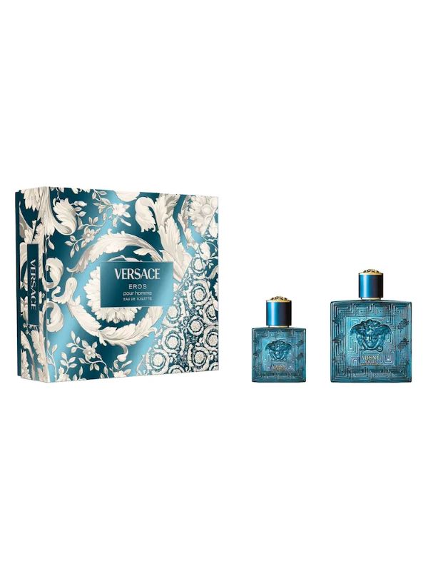 Versace Eros 100ml Eau De Toilette Spray + 30ml Eau De Toilette Spray Gift Set