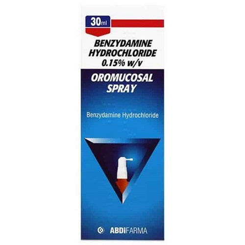 Benzydamine Oromucosal 30ml Spray