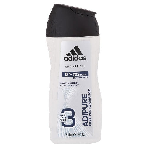 Adidas Adipure 250ml Shower Gel 3in1