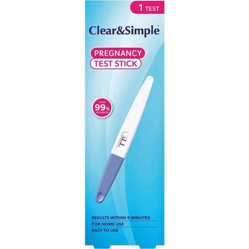 Clear And Simple Pregnancy Early Response 1 Test