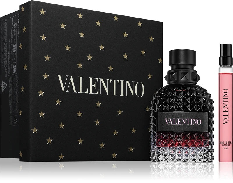 Valentino Uomo Born In Roma Intense 50ml EDP Spray + 15ml EDP Spray Gift Set 2025