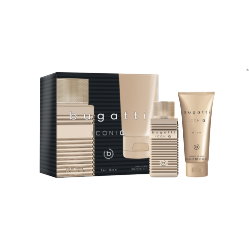 Bugatti Iconiq Gold For Men 100ml Edt + 200ml S/Gel Set 2024