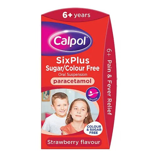 Calpol Six Plus Sugar Free 100ml Suspension