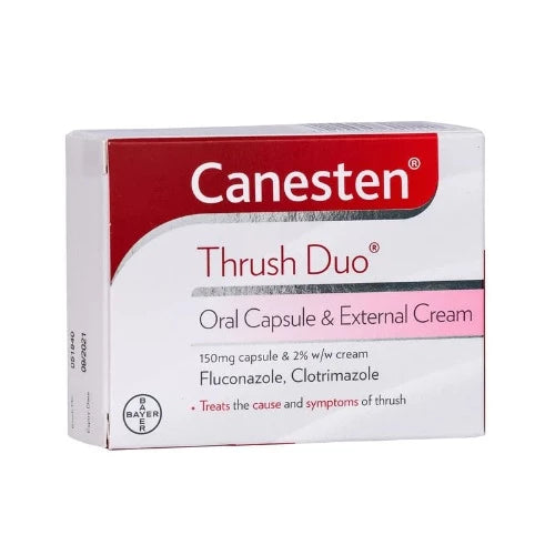 Canesten Oral Capsule & External Cream Duo Pack