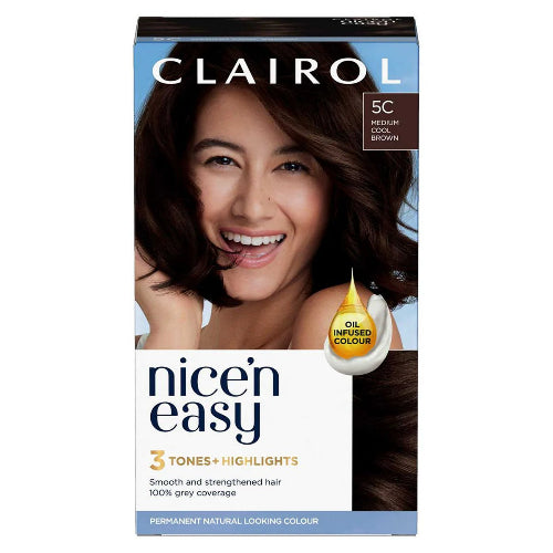 Clairol Nice N Easy Medium Cool Brown 5c