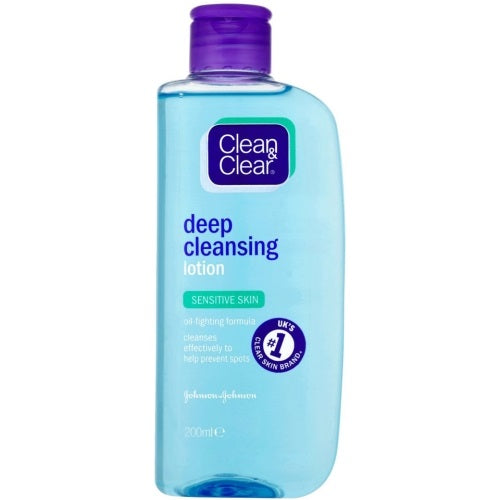 Clean & Clear Deep Cleansing Lotion For Sensitive Skin 200ml