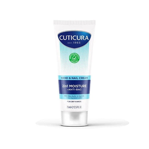 Cuticura 2in1 Hand & Nail 75ml Cream Moisture