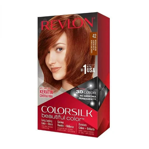 Revlon Colorsilk Beautiful Color Permanent Hair Color 42 Medium Auburn