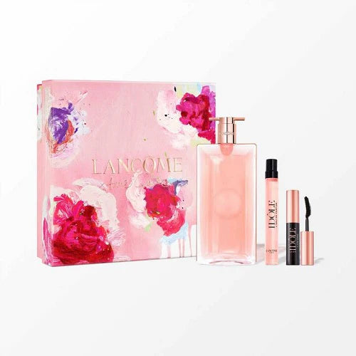 Lancome Idole Eau De Parfum 50ml EDP Spray + 10ml EDP Spray + 2.5ml Mascara Gift Set 2025