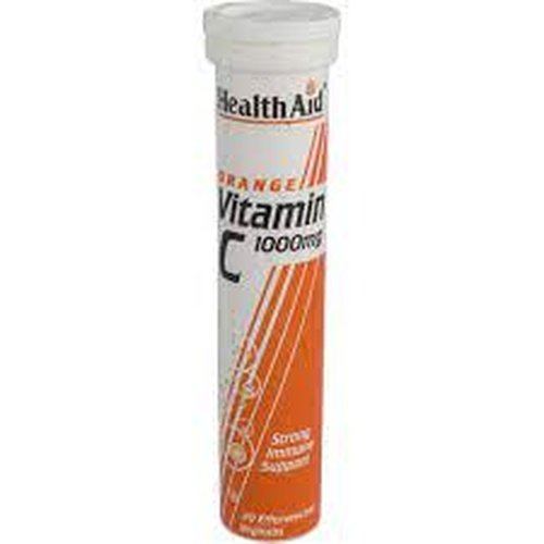 Health Aid Orange Vitamin C 1000mg  - 20 Effervescent Tablets