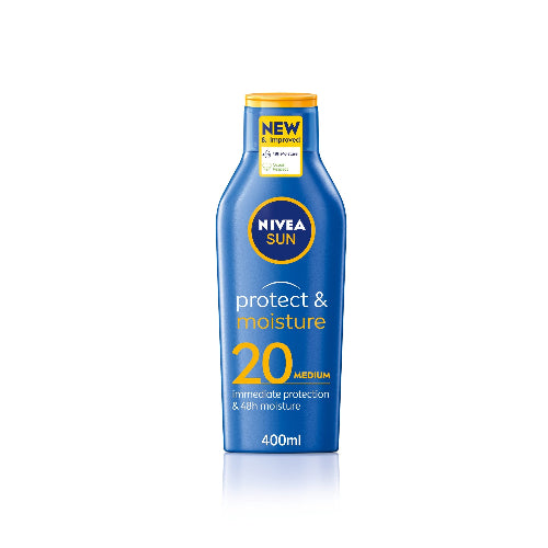 NIVEA SUN PROTECT & MOISTURE 20 MED 400ML