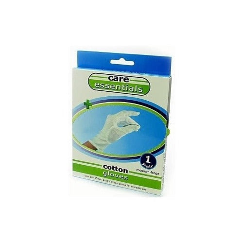 FORTUNA COTTON GLOVES MED-LARGE 1 PAIR