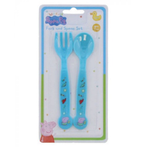 PEPPA PIG FORK & SPOON SET