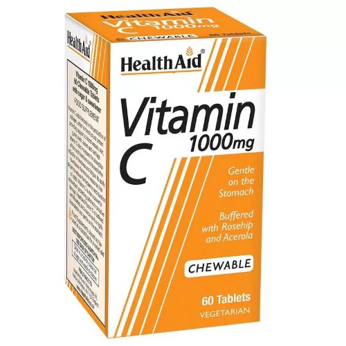 Health Aid Vitamin C 1000mg Chewable - 30 Tablets