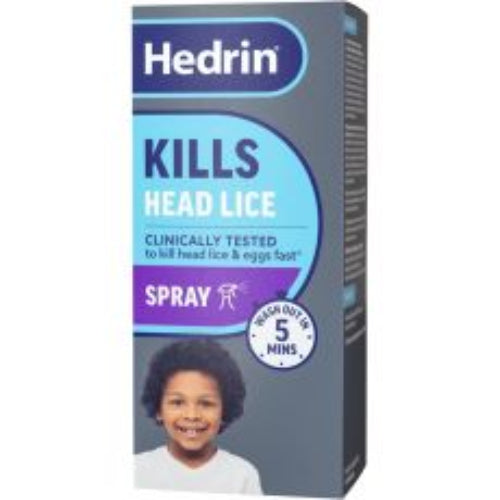 Hedrin Once Spray Gel Kills Head Lice & Eggs Fast 100ml