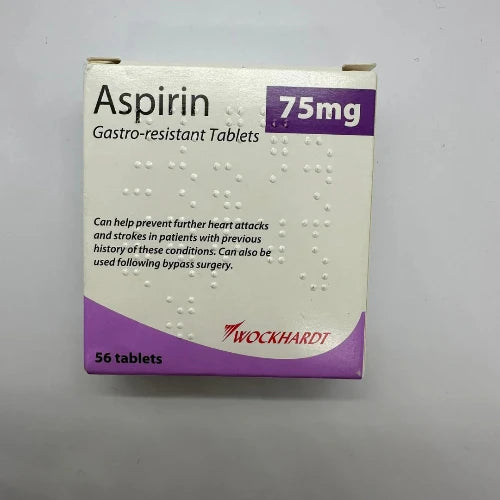 Asprin 75mg Gas/Resistant Ent/Coated 56 Tablets