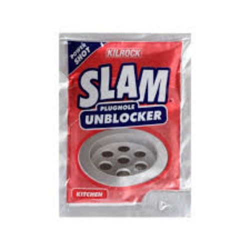 KILROCK SLAM  PLUGHOLE UNBLOCKER KITCHEN 60G