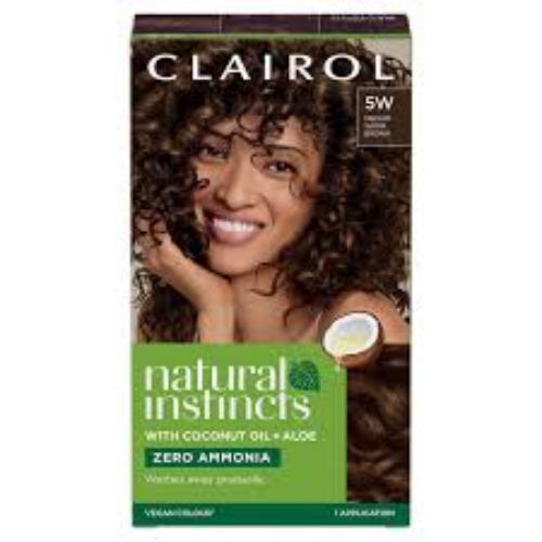 Clairol Natural Instincts Hair Color Dye No Ammonia 5w Medium Warm Brown