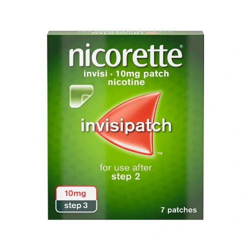 Nicorette Invisi 10mg Patch Step 3 - 7 Patches