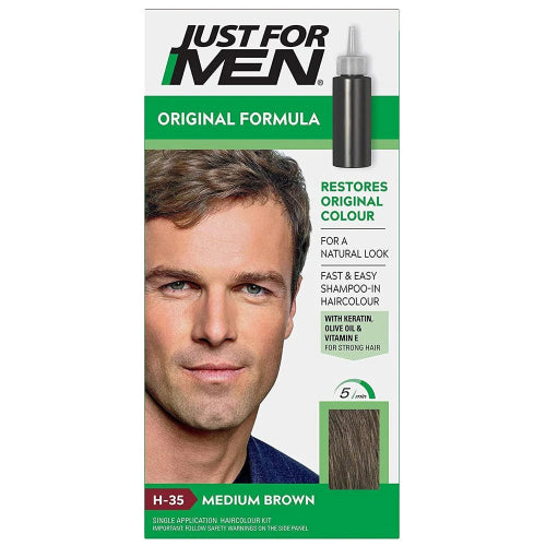 Just For Men Haircolor Medium Brown H-35 Original Formula