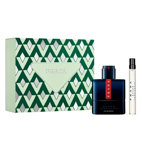 Prada Luna Rossa Ocean 50ml EDP Spray + 10ml EDP Spray Gift Set 2025
