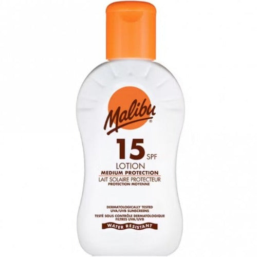 Malibu Medium Protection Lotion Spf15 Water Protection 100ml