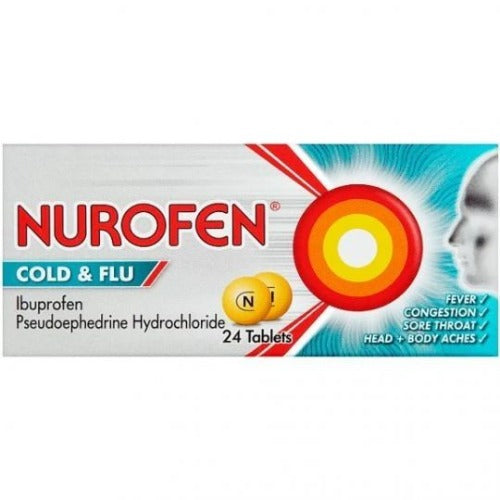NUROFEN COLD & FLU TABS 24